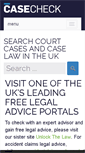 Mobile Screenshot of casecheck.co.uk